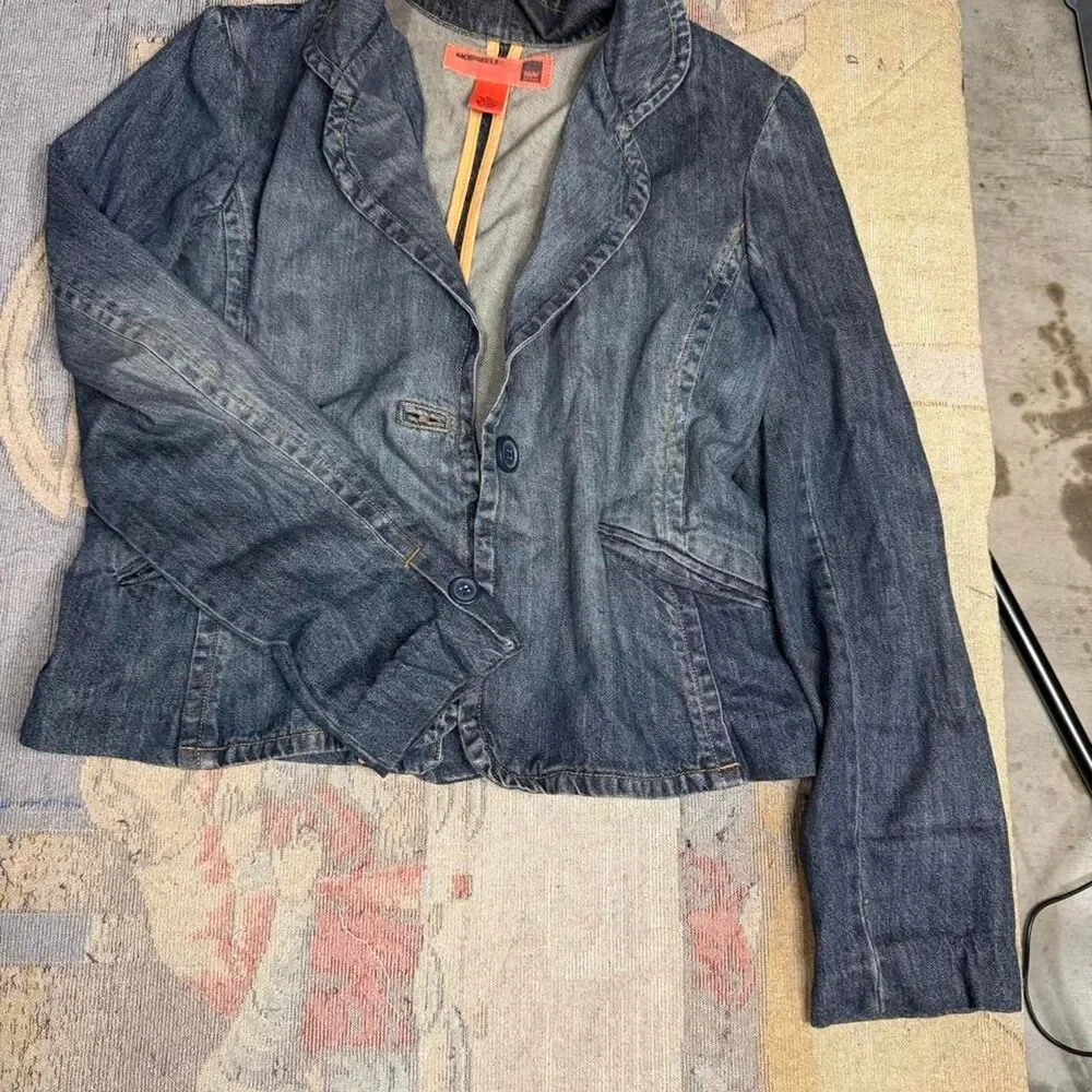 Vintage Y2K Mossimo blue denim jacket